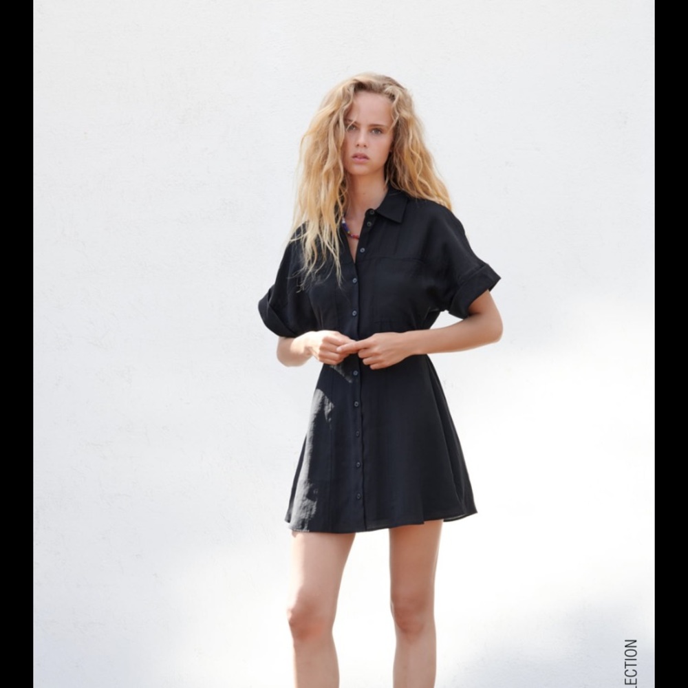 T-shirt Button Down Dress